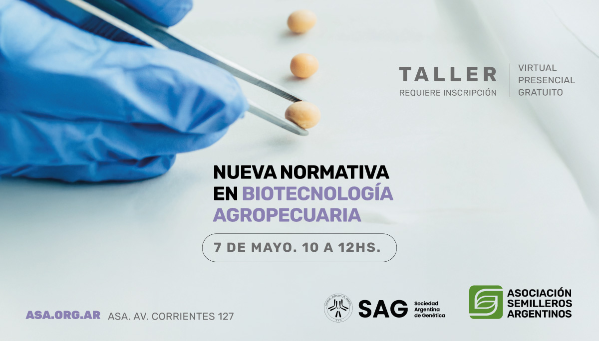 Inscripción Taller Biotecnología Agropecuaria 05.2026
